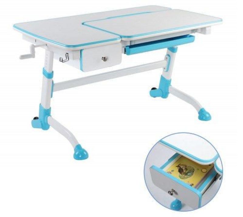 Парта-трансофрмер Amare Blue с выдвижным ящиком | увеличить фото 2 Парта-трансофрмер Amare Blue с выдвижным ящиком | фото 2